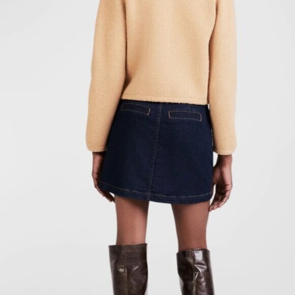 Derek Lam 10 Crosby Dorit Tailored Denim Mini Skirt Size 6/28 - Picture 2 of 5